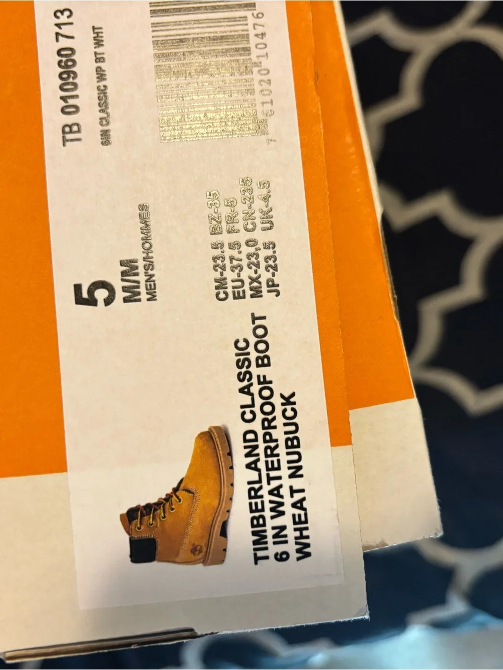 Timberland Wheat Leather Waterproof Boy’s Boots
